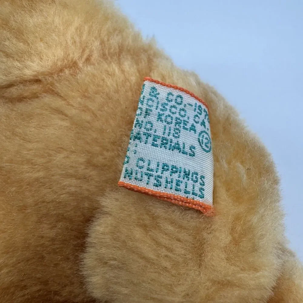 Vintage Dakin Cocker Spaniel Gold 7in Stuffed Plush 1978 Clippings Nutshells